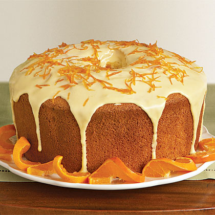 Апельсиновый шифоновый торт