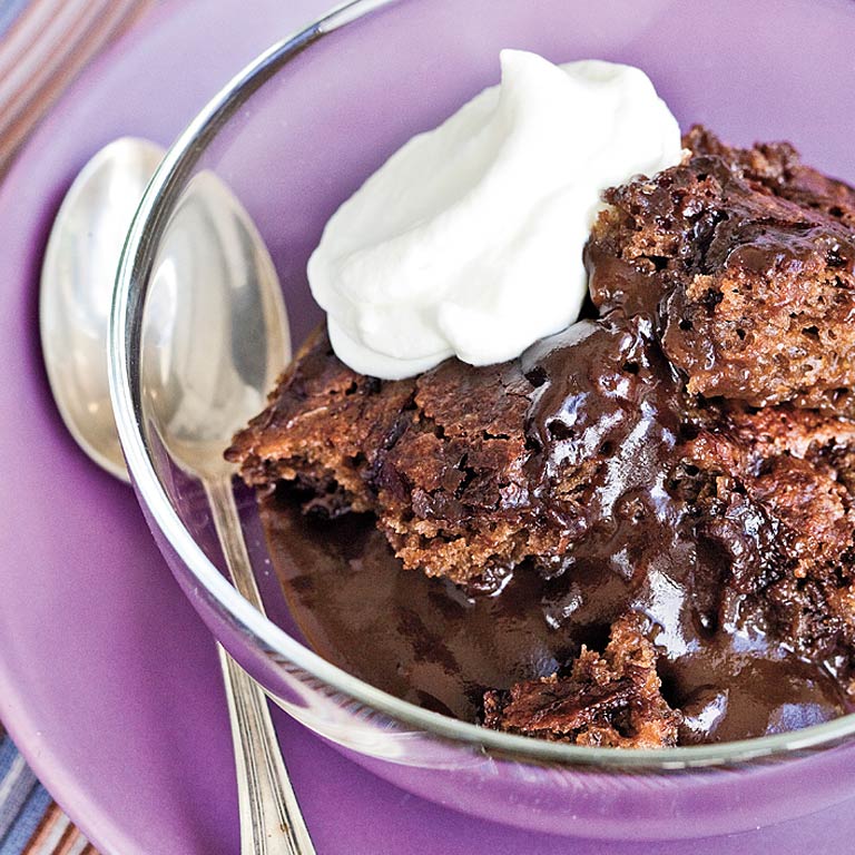 Hot Fudge Brownie Cake