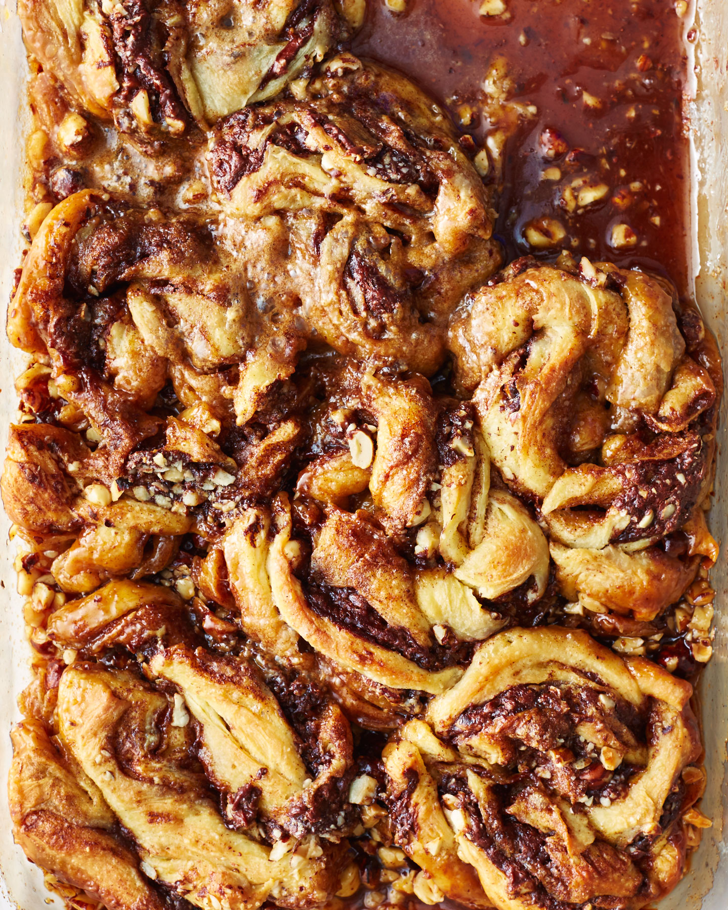 Sticky Cinnamon Roll Babka Buns