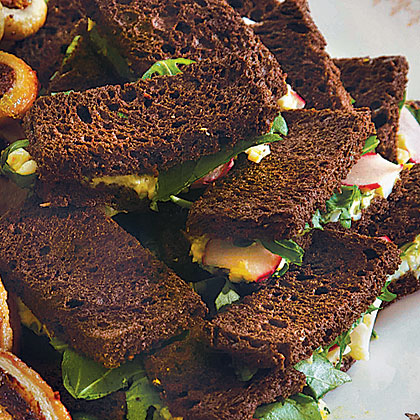 Pumpernickel Tea Sandwiches Pumpernickel Tea Sandwiches