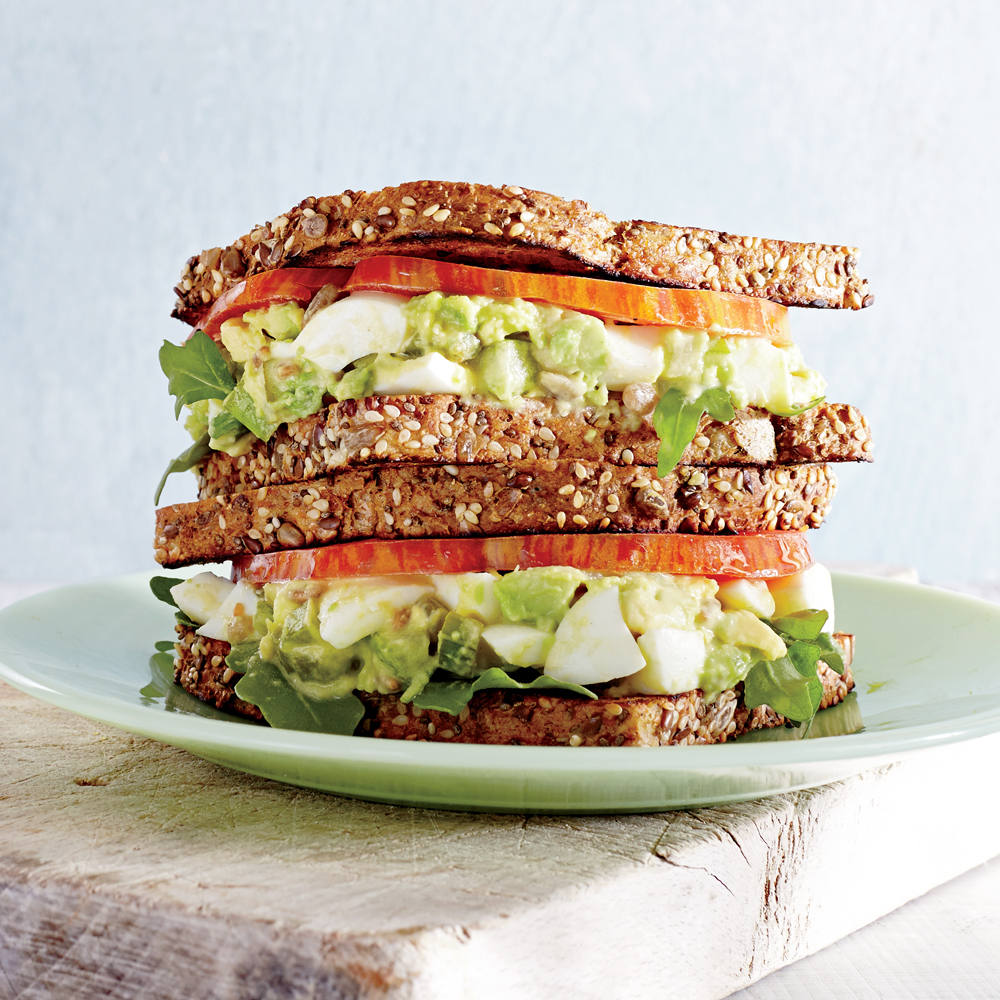Avocado-Egg Salad Sandwiches with Pickled Celery Avocado-Egg Salad Sandwiches with Pickled Celery