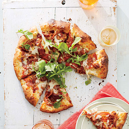 BLT Pizza with White Sauce BLT Pizza with White Sauce