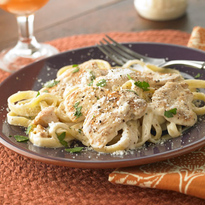 Fettuccine Alfredo with Chicken