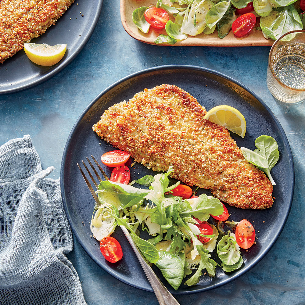 Almond-Crusted Trout with Dill Almond-Crusted Trout with Dill