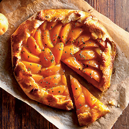 Apricot-Thyme Galette Apricot-Thyme Galette