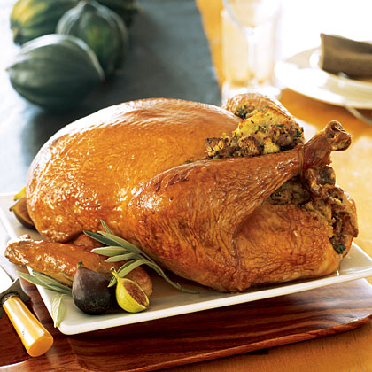 Roast Turkey with Sage Stuffing and Gravy
