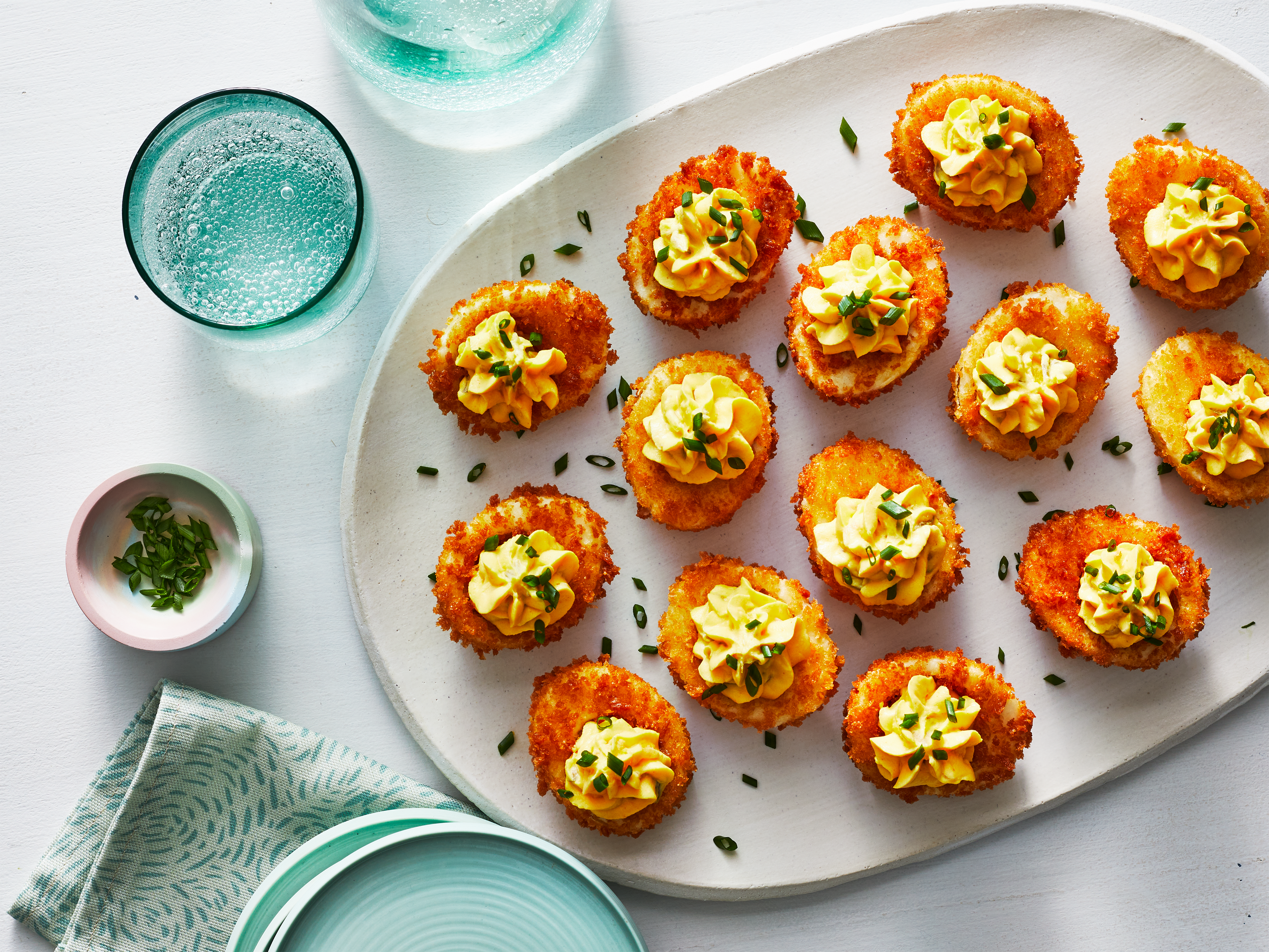 Fried Deviled Eggs