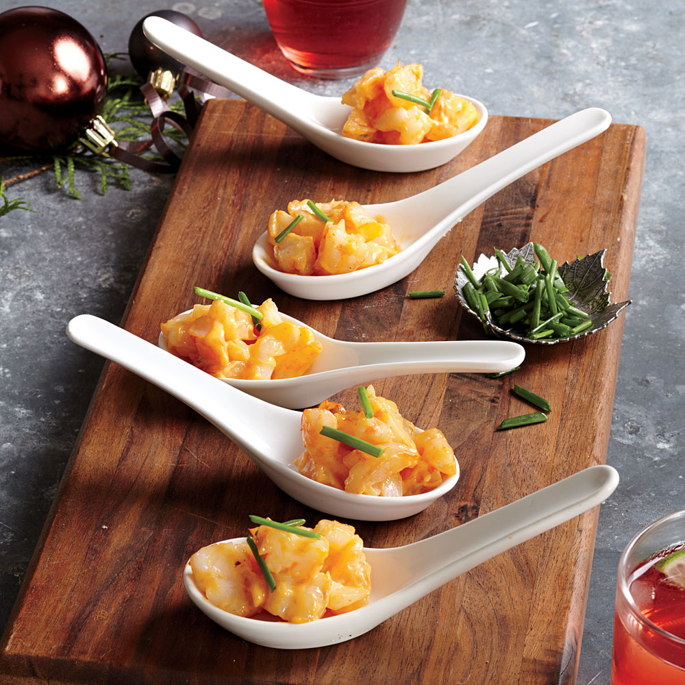 Gingery Shrimp Salad Bites Gingery Shrimp Salad Bites