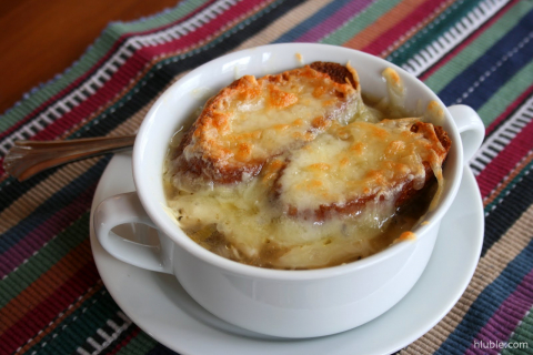 Exquisite onion soup