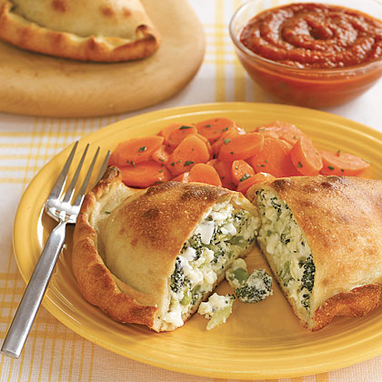 Broccoli and Double Cheese Calzones Broccoli and Double Cheese Calzones