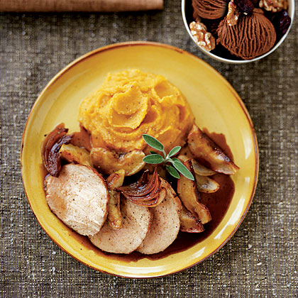 Caramelized Pork Loin with Apples Caramelized Pork Loin with Apples