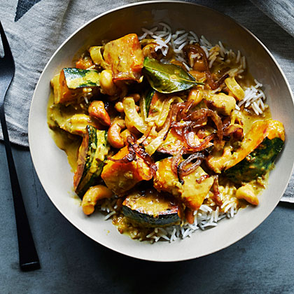 Cashew, Coconut, and Squash Curry