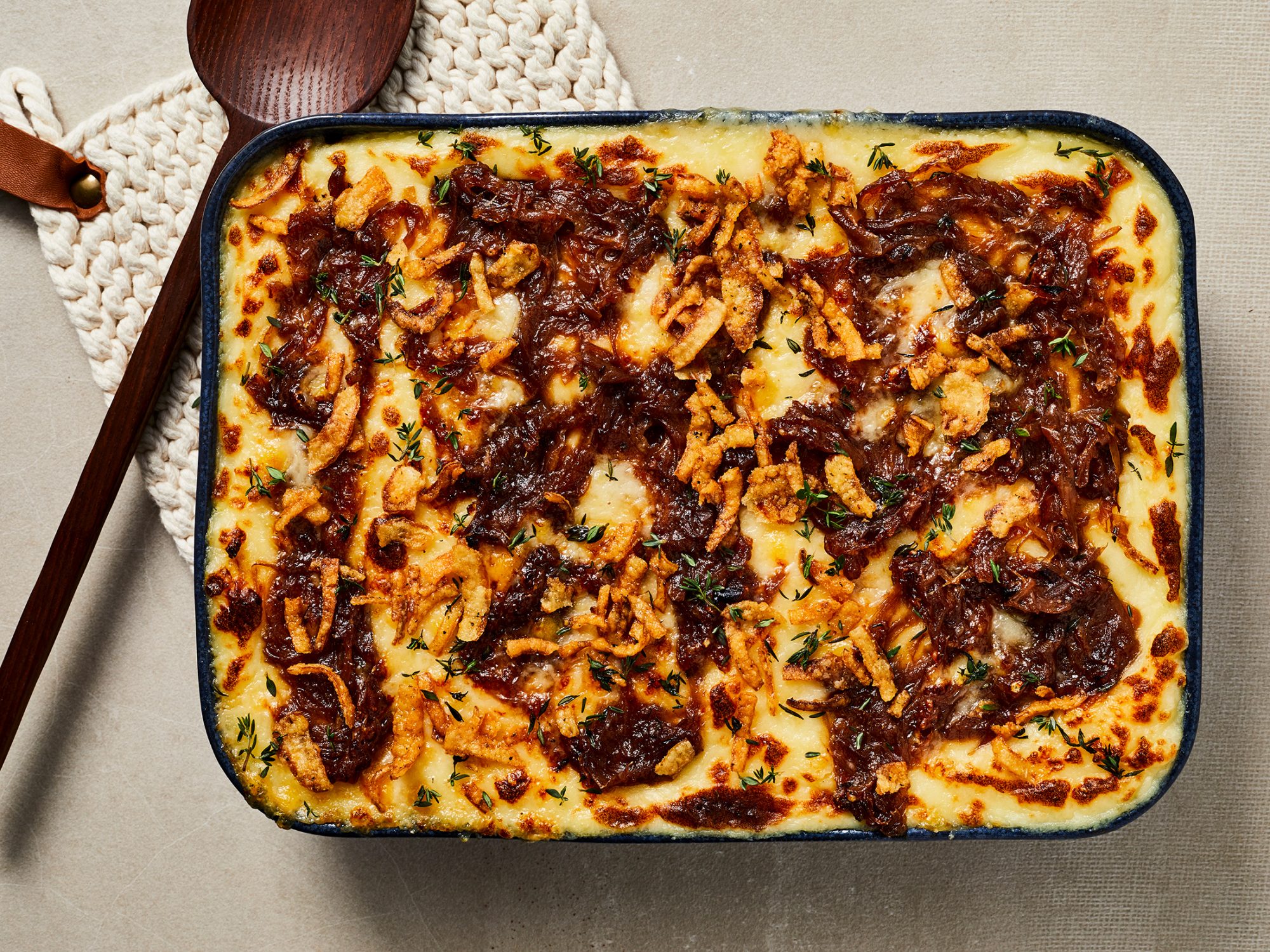 French Onion Mashed Potatoes