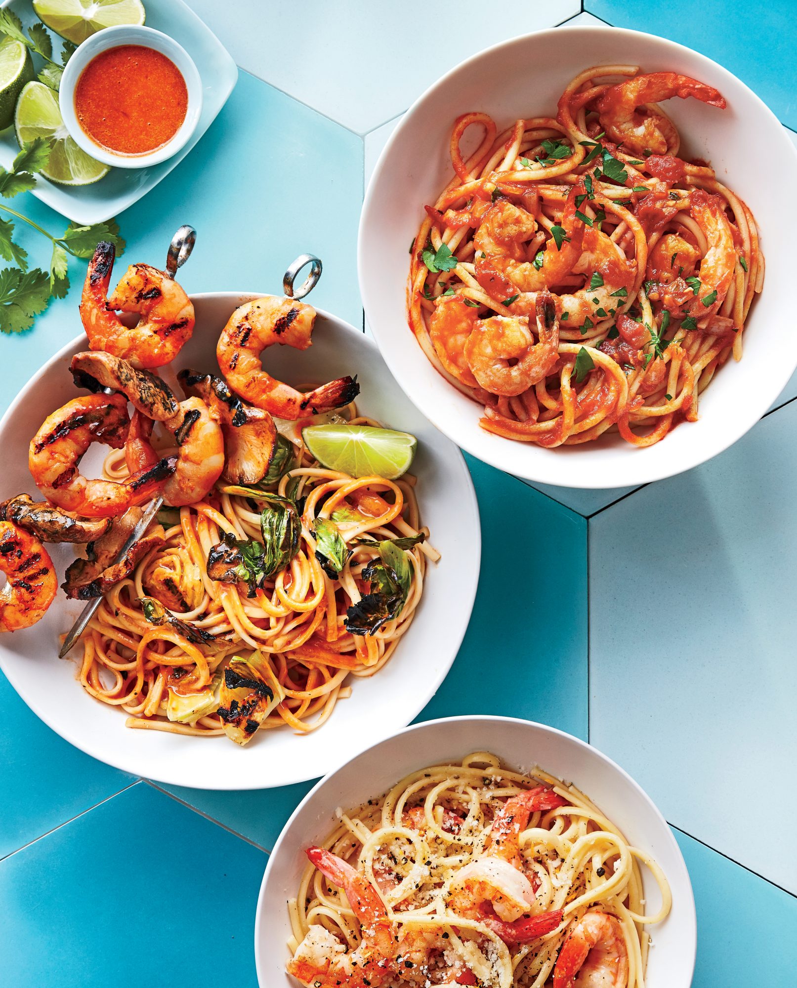 Cacio e Pepe with Sauteed Shrimp Cacio e Pepe with Sauteed Shrimp