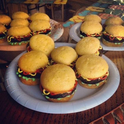 Hamburger Cupcakes Hamburger Cupcakes