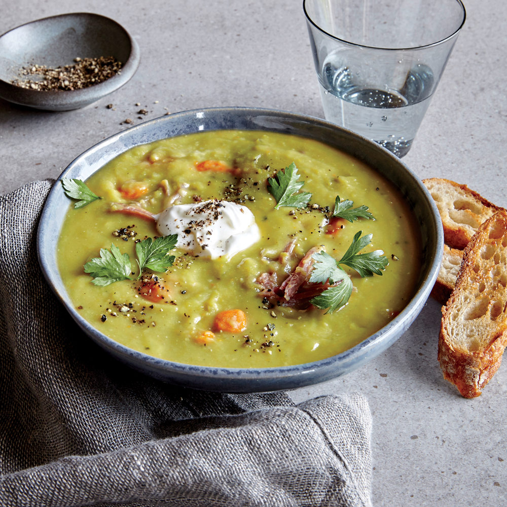 Smoky Ham and Split Pea Soup