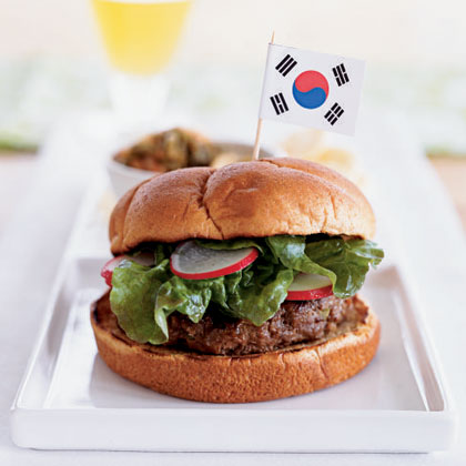 Korean Barbecue Burgers
