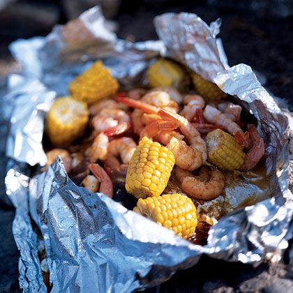 Barbecued Lime Shrimp and Corn Barbecued Lime Shrimp and Corn