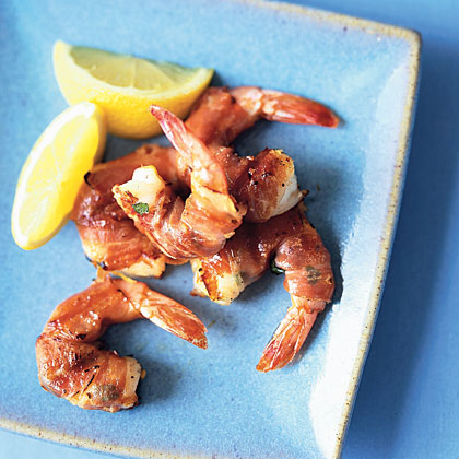 Prosciutto-Wrapped Basil Shrimp Prosciutto-Wrapped Basil Shrimp