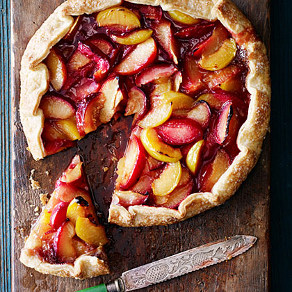 Spiced Crostata with Pluots