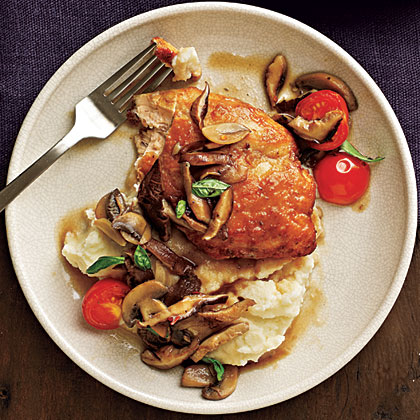 Chicken and Mushrooms with Marsala Wine Sauce Chicken and Mushrooms with Marsala Wine Sauce