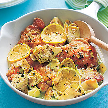 Chicken with Artichokes and Lemon Chicken with Artichokes and Lemon