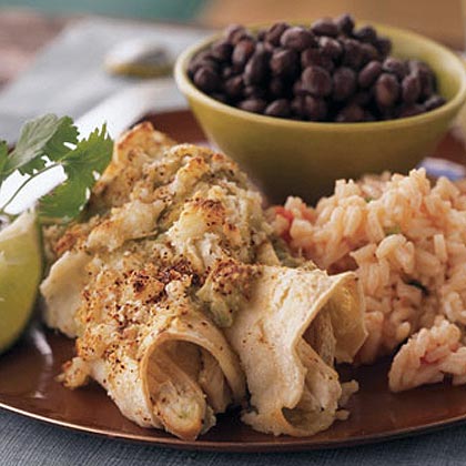 Chicken Enchiladas with Salsa Verde Chicken Enchiladas with Salsa Verde