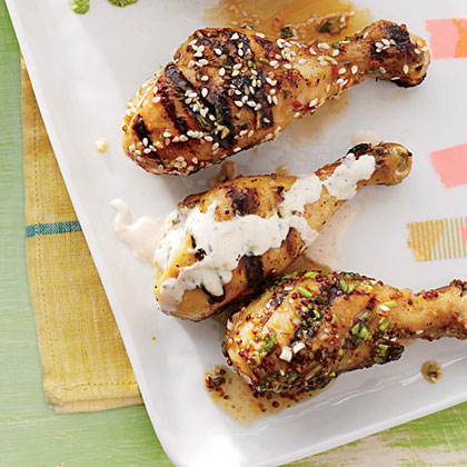 Chicken Drumsticks with Dill-icious Dipping Sauce Chicken Drumsticks with Dill-icious Dipping Sauce