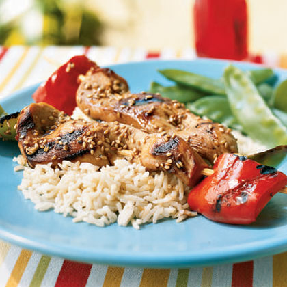 Chicken Skewers with Soy-Mirin Marinade
