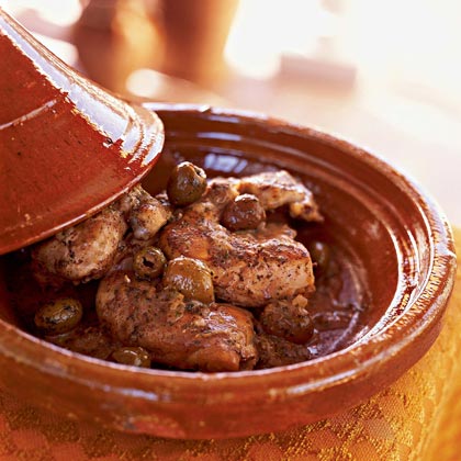 Chicken Tagine with Lemons and Olives Chicken Tagine with Lemons and Olives
