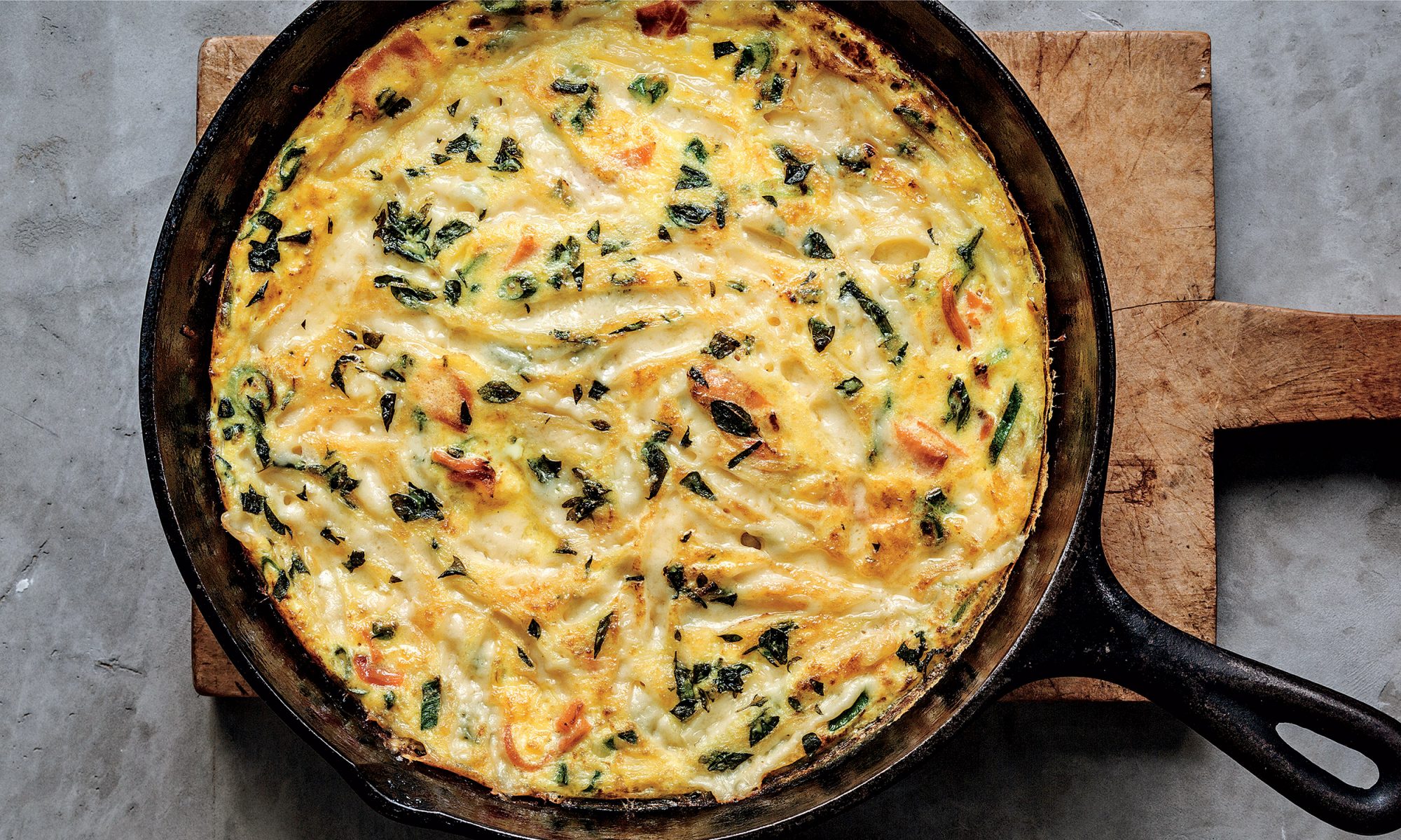 An Easy Salmon Frittata You Can Make in 15 Minutes