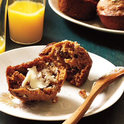 Spiced Persimmon and Pecan Muffins Spiced Persimmon and Pecan Muffins