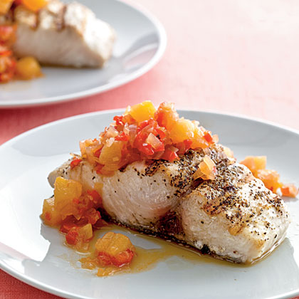Mahimahi with Pineapple Chutney Mahimahi with Pineapple Chutney
