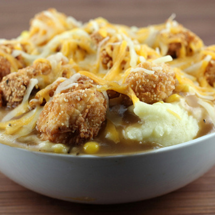 Chicken Mashed Potato Bowl Chicken Mashed Potato Bowl