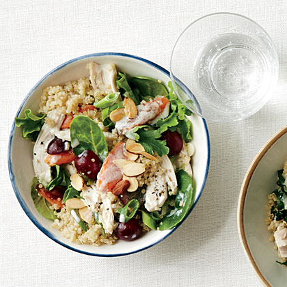 Roasted Carrot, Chicken, and Grape Quinoa Bowl Roasted Carrot, Chicken, and Grape Quinoa Bowl