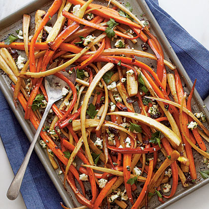 Balsamic-Roasted Carrots and Parsnips