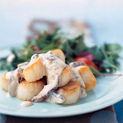 Scallops in Champagne Sauce Scallops in Champagne Sauce