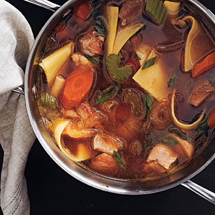 Rich Chicken Soup with Fresh Noodles Rich Chicken Soup with Fresh Noodles