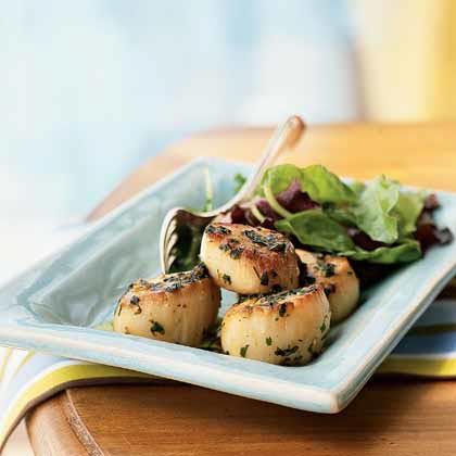 Sauteed Scallops with Parsley and Garlic Sauteed Scallops with Parsley and Garlic