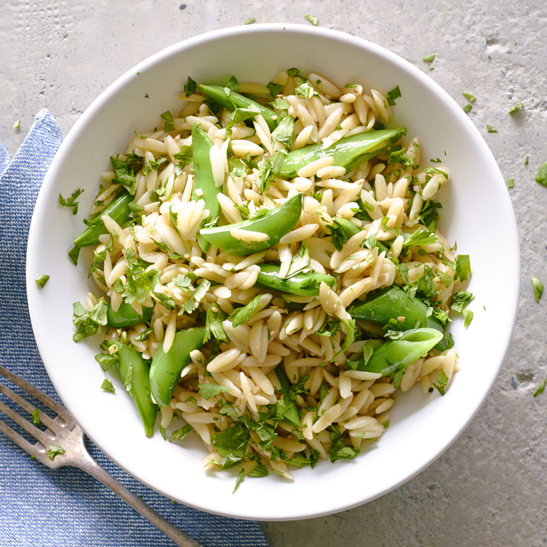 Orzo with Sesame and Peas Orzo with Sesame and Peas