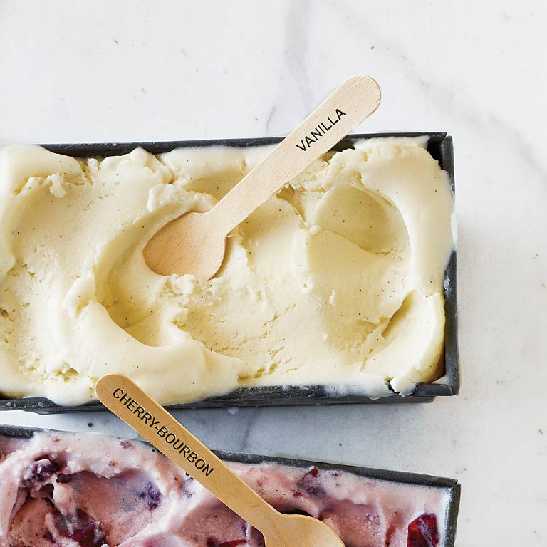 Lightened Vanilla Bean Ice Cream Lightened Vanilla Bean Ice Cream