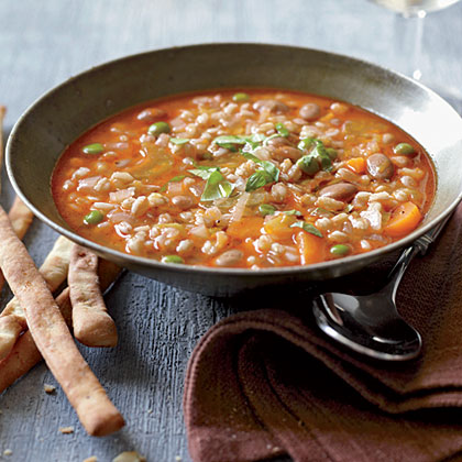 Mixed Vegetable and Farro Soup Mixed Vegetable and Farro Soup