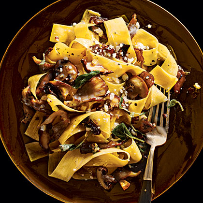 Pappardelle with Mushrooms Pappardelle with Mushrooms