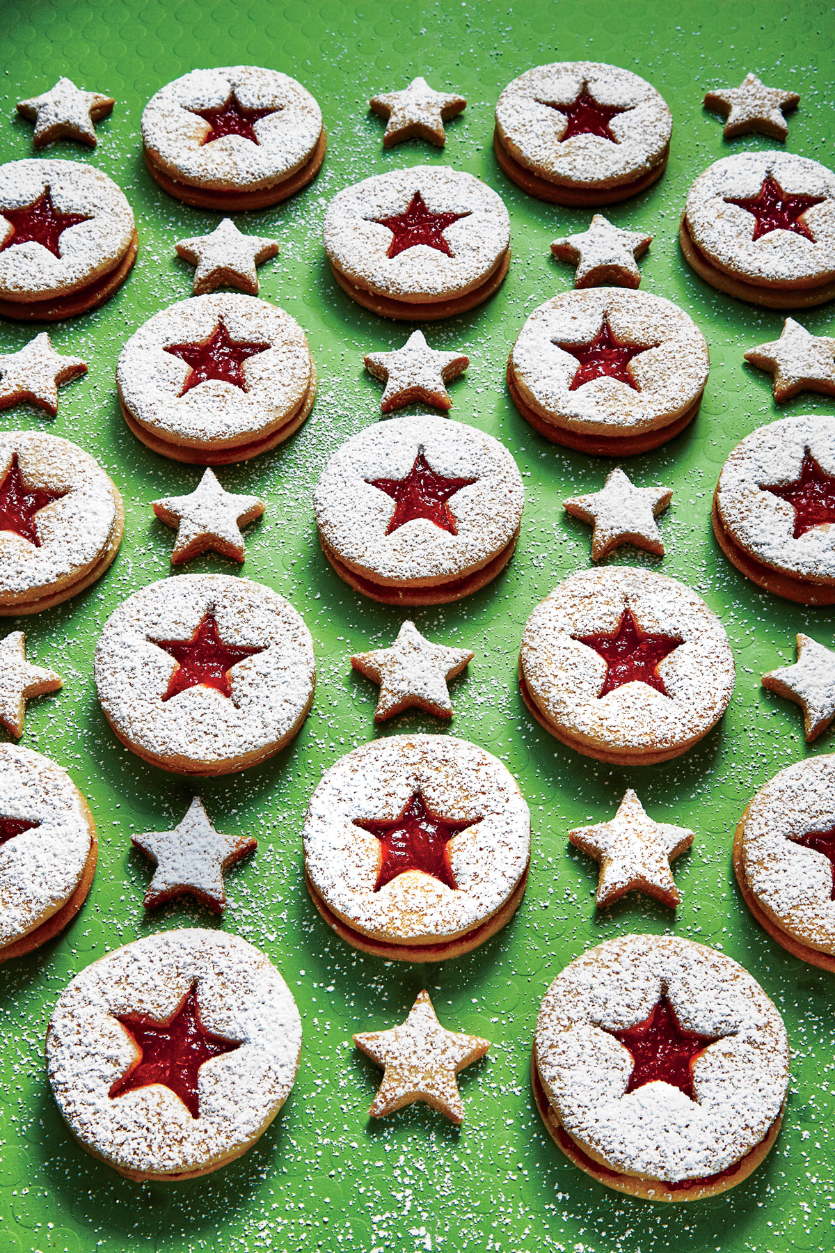 Peanut Butter-and-Jelly Linzer Cookies