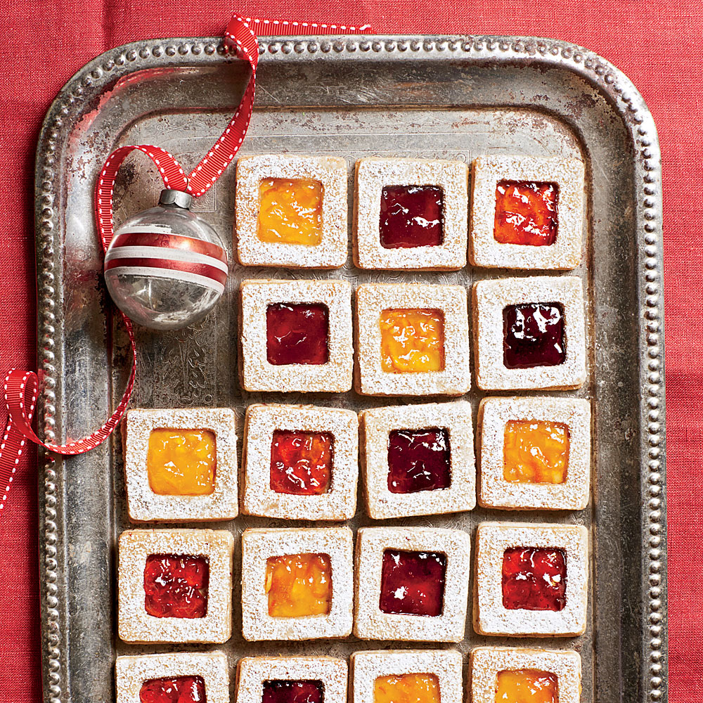 Pecan Linzer Cookies