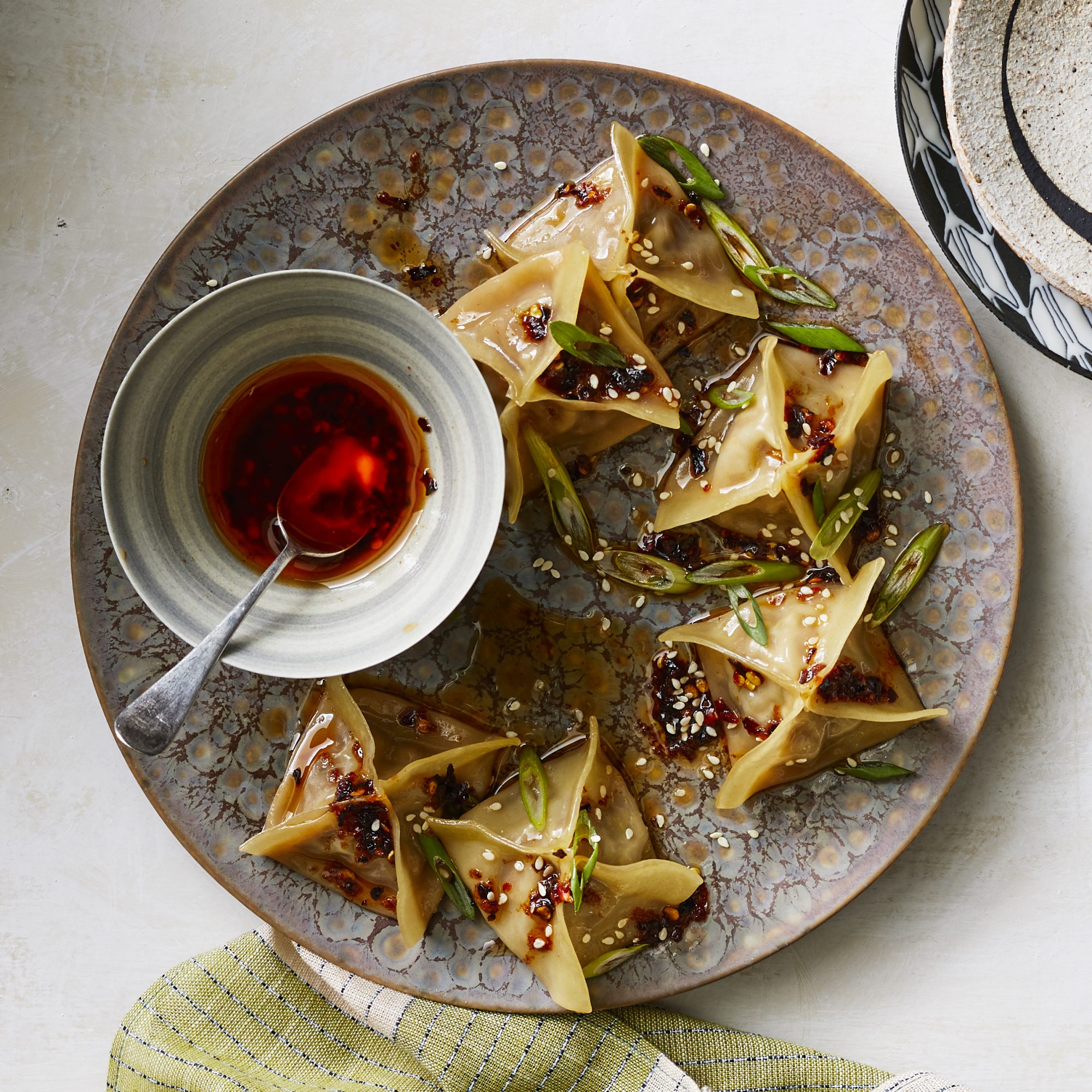 Pan-Fried Beef and Scallion Dumplings Pan-Fried Beef and Scallion Dumplings