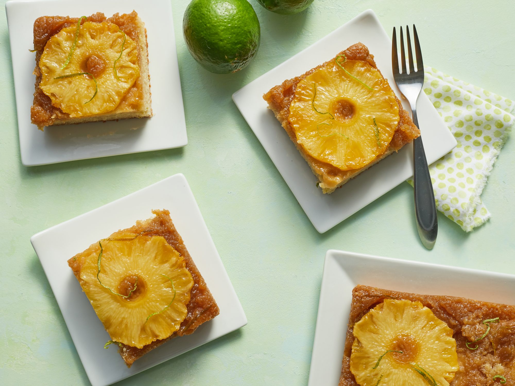 Pineapple-Lime Upside Down Cake