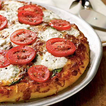 Spinach and Ricotta Pizza Spinach and Ricotta Pizza