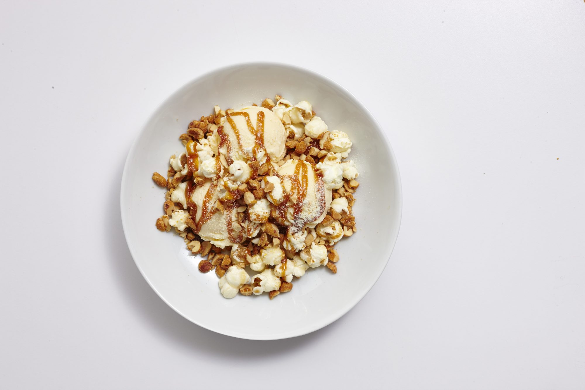 Popcorn Ice Cream Sundae Popcorn Ice Cream Sundae