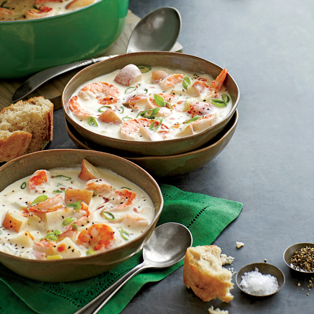 Shrimp-and-New Potato Chowder Shrimp-and-New Potato Chowder
